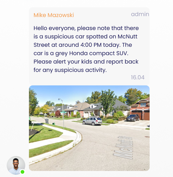 Security Communication Interface